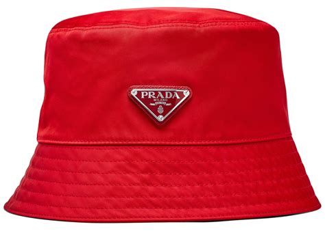 red prada bucket hat|Prada bucket hat dupe.